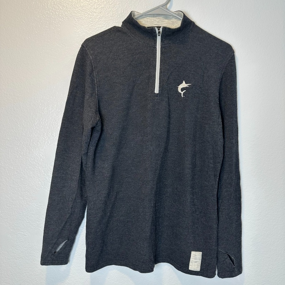 Miami Marlins Size-M Mens Sweater Tommy Bahama Long Sleeve Modal Cashmere